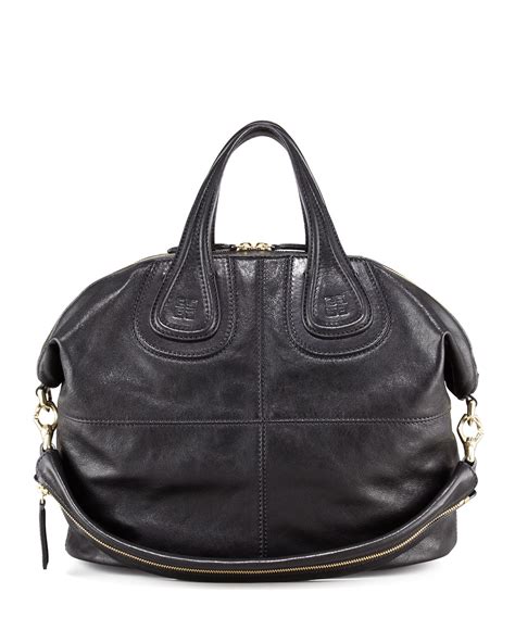 satchel givenchy nightingale|Givenchy Nightingale Medium Leather Satchel Bag, Black.